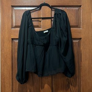 Abercrombie Black Blouse